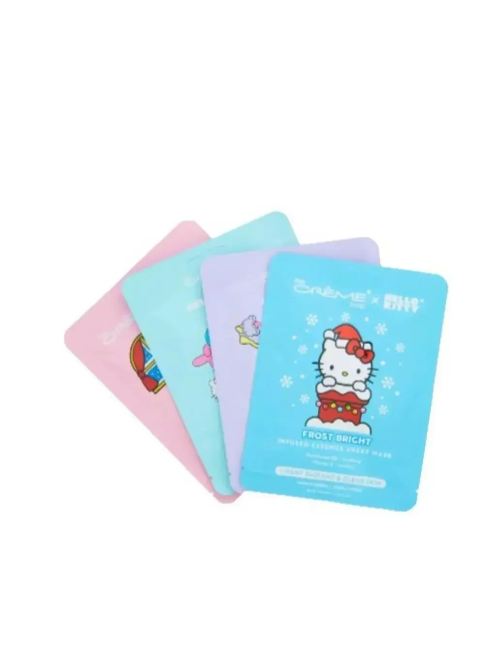 The Crème Shop Hello Kitty & Friends Holiday Essence Sheet Mask Set NEW